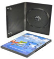 Single DVD case Black (14mm) 75gsm Auto Pack